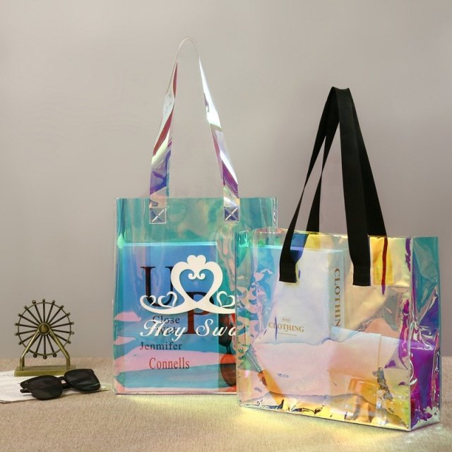 Holographic PVC Totes
