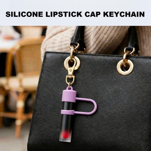 Lipstick Cap Keychain