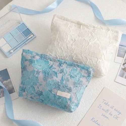 Embossed Cosmetic Bag