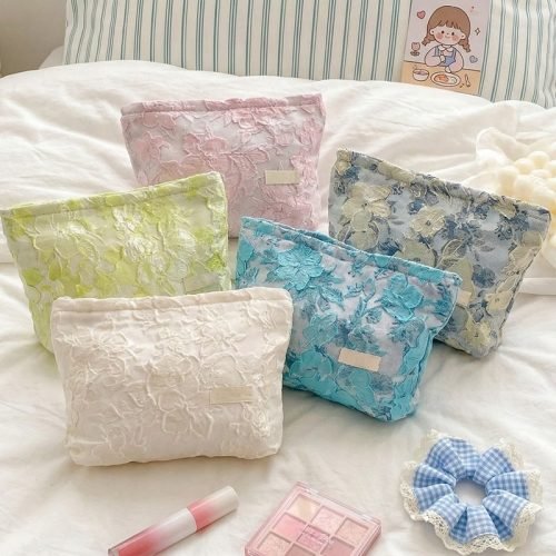 Embossed Cosmetic Bag