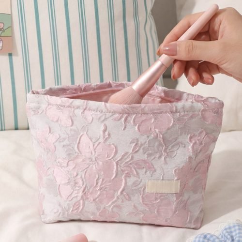 Embossed Cosmetic Bag
